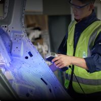 Revopoint MetroX Pro linhas laser cruzadas