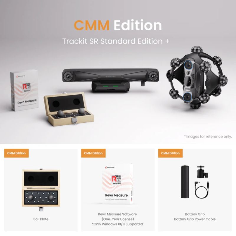 Modo CMM do Revopoint Trackit SR
