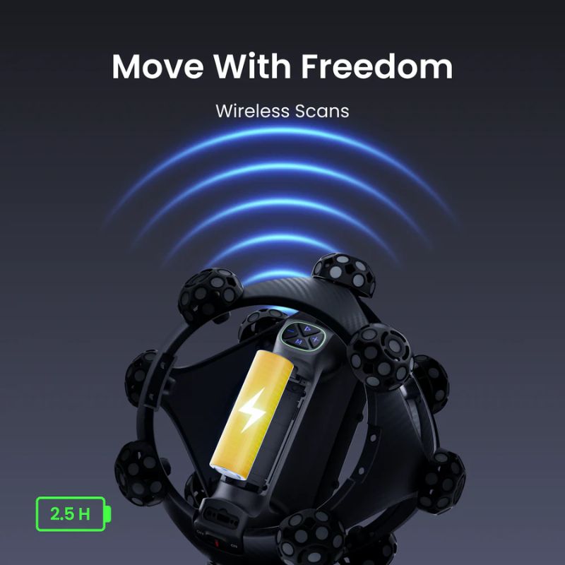 Scanner 3D sem fios Revopoint Trackit SR