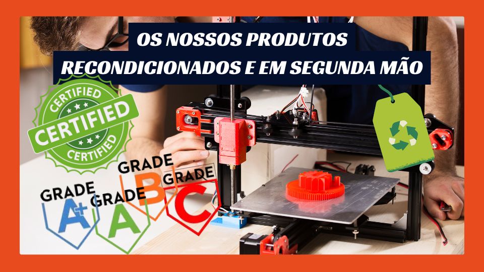 Os nossos produtos recondicionados e em segunda mão